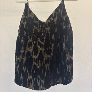 DO+BE Cheeta Print Spaghetti Strap Tank